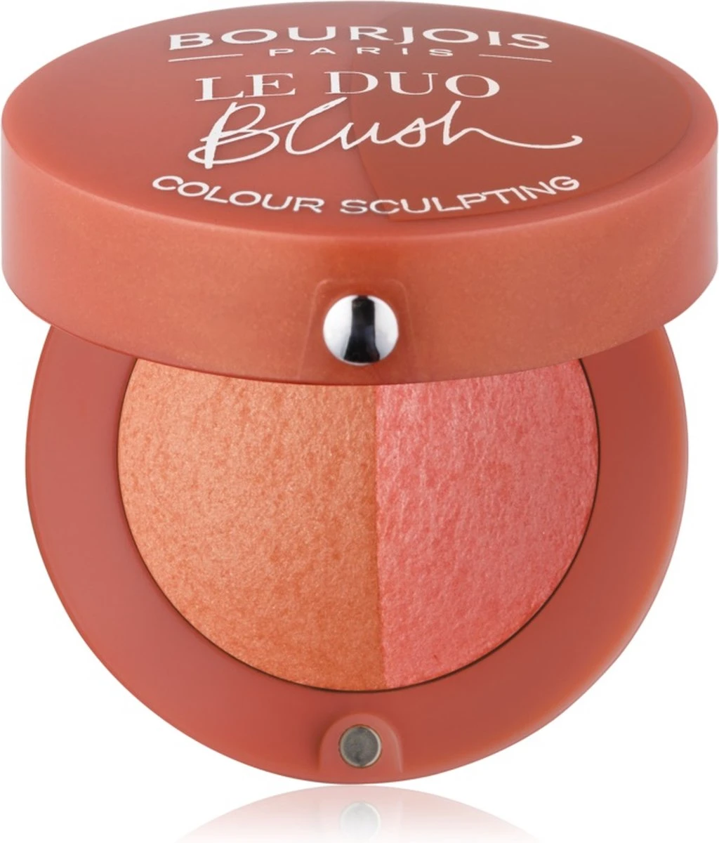 Bourjois Le Duo Blush Sculpt Blush - 02 Roméo Et Pachette 9 Bourjois Le Duo Blush Sculpt Blush - 02 Roméo Et Pachette - Afbeelding 9