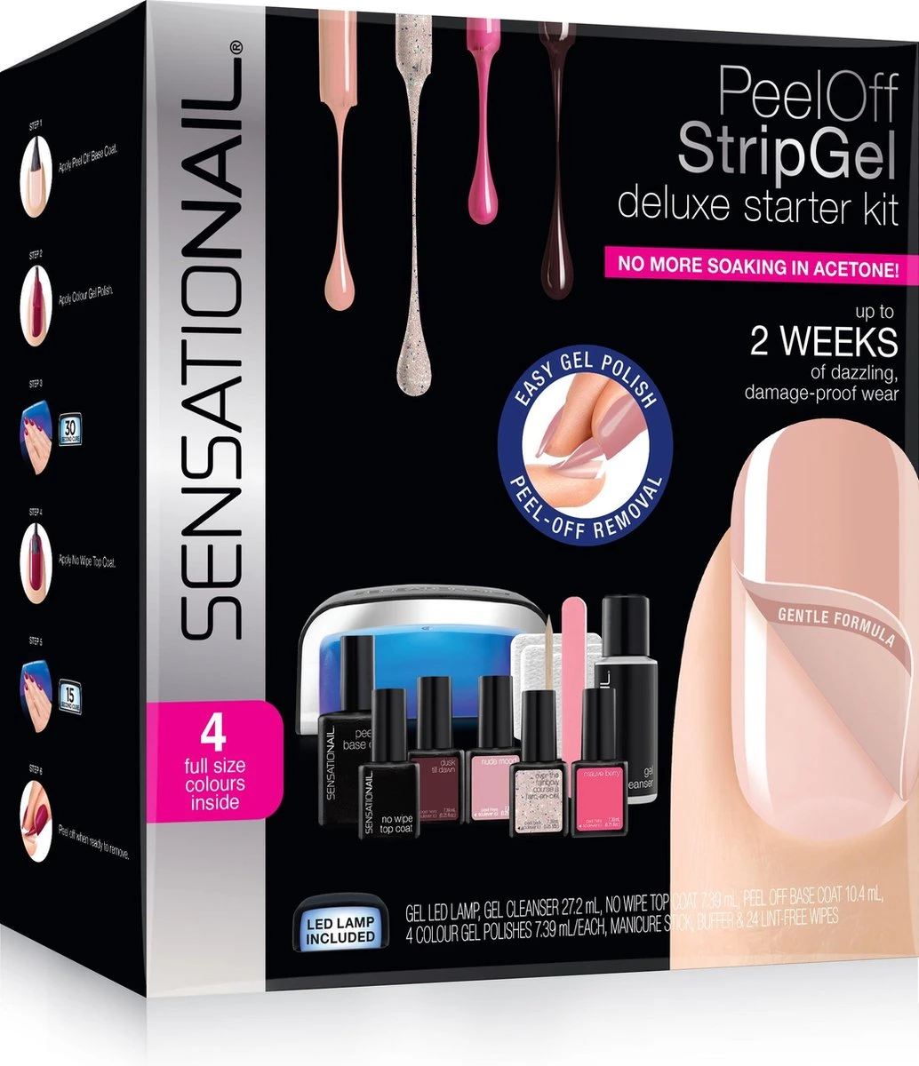 SensatioNail Stripgel DeLuxe Starterkit 3 SensatioNail Stripgel DeLuxe Starterkit - Afbeelding 3