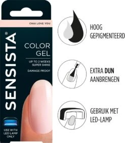Sensista Color Gel Chai Love You - Nude/Transparant