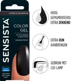 Sensista Color Gel Coffee In The Morning - Zwart