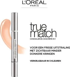 L’Oréal Paris True Match Touche Magique Concealer - 4-7D Golden Sable -Cosmeticawinkel 1093x1200