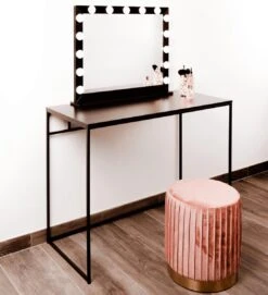 Make Up Spiegel Met Verlichting | Vivo | Hollywood Spiegel | Zwart | Touch | 3 Standen | 70x54 -Cosmeticawinkel 1094x1200 2