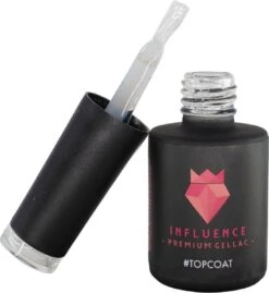 #TOPCOAT - Influence Gellac - No Wipe Topcoat - Topcoat Gellak UV - UV Gellak - Gel Nagellak - Gellac - Kado Vrouw - Valentijns Cadeau - Kado Voor Haar - 10 Ml