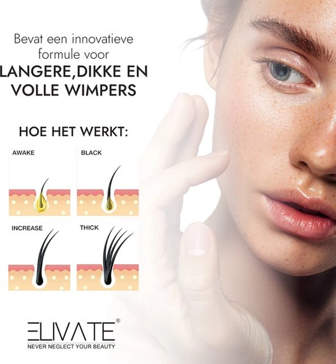 Elivate® 2x Wimperserum 3ml 10 Elivate® 2x Wimperserum 3ml - Afbeelding 10