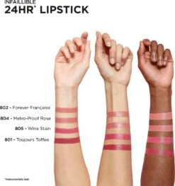 L’Oréal Paris Lippenstift Infaillible 24H - 801 Toujours Toffee 5 Ml -Cosmeticawinkel 1127x1200 2
