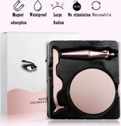 Nepwimers Zonder Lijm | Magnetische Wimpers | Eyeliners | Diamond Wimpers | Pincet | Wimperset | Model Diamond | Fake Lashes | M5 Lashes Diamond Set | Herbruikbare Wimpers | 3D Wimpers | Kit | Waterbestendig | Natuurlijke Wimpers | Waterproof -Cosmeticawinkel 1147x1200