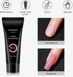 Merkloos Polygel Nagels Starterspakket | 12 Stuks | Langdurig | Polygel Kit | Polygel Nagels | Set 3 -Cosmeticawinkel 1150x1200 4