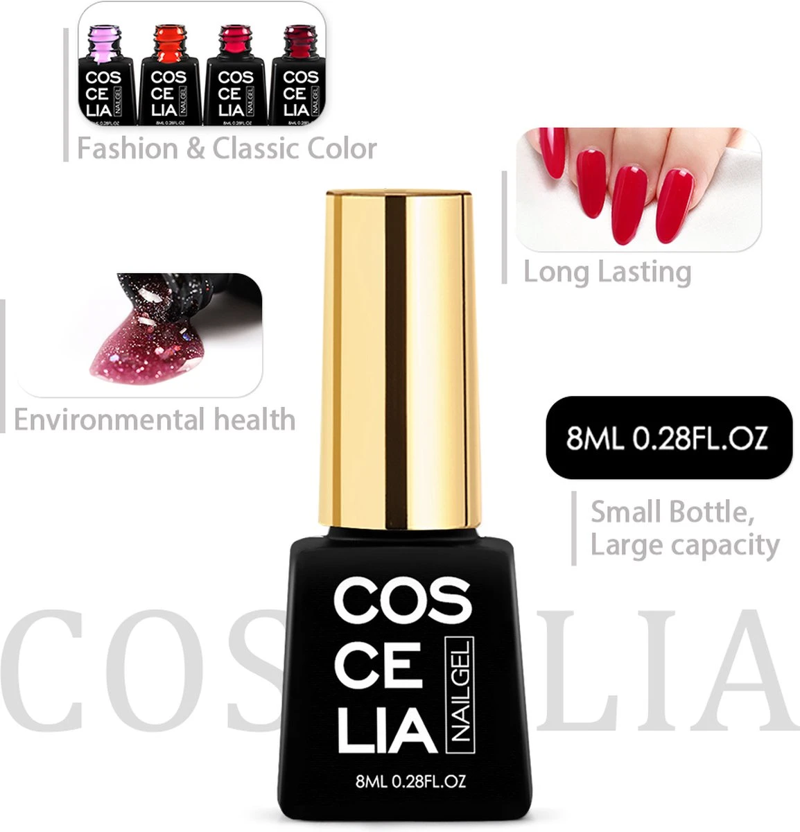 Royala D1 Gellak Starters Pakket + Inclusief UV LED Lamp + 10 Verschillende Gellak Kleuren - Gellak Lamp – Gellac Set - Alle Benodigdheden In Eén - Uitgebreid 62-Delig Pakket- Gel Polish Set - Gellak Set - UV LED Lamp 12 Royala D1 Gellak Starters Pakket + Inclusief UV LED Lamp + 10 Verschillende Gellak Kleuren - Gellak Lamp – Gellac Set - Alle Benodigdheden In Eén - Uitgebreid 62-Delig Pakket- Gel Polish Set - Gellak Set - UV LED Lamp - Afbeelding 12