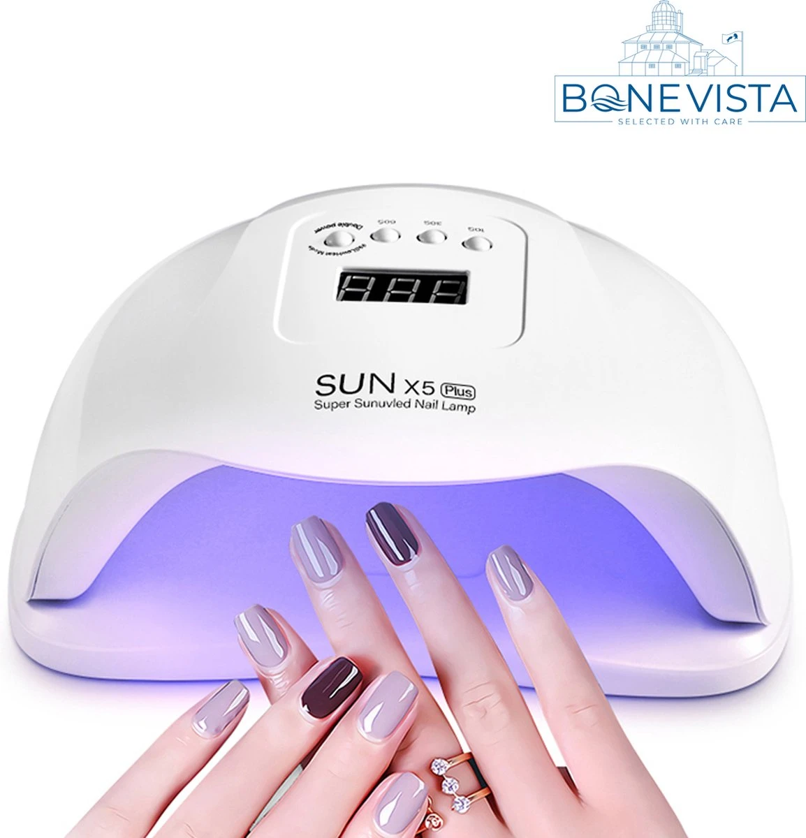 Sun 5 48W Wit Nageldroger Met UV LED Lamp Nagels - Gellak/Gelnagels/Gel Nagellak Droger - Nagellamp / Nagel Lamp 1 Sun 5 48W Wit Nageldroger Met UV LED Lamp Nagels - Gellak/Gelnagels/Gel Nagellak Droger - Nagellamp / Nagel Lamp