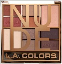 LA Colors - Color Block Eyeshadow Palette Nude -Cosmeticawinkel 1170x1200 2