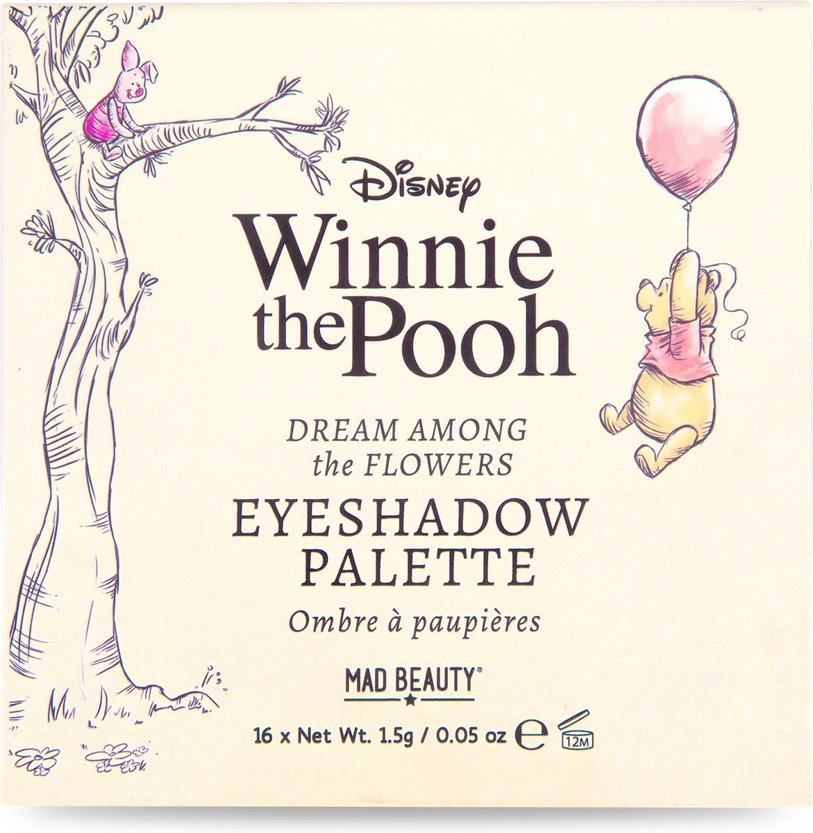 Mad Beauty X Disney - Winnie The Pooh Eyeshadow Palette - Oogschaduw Palette 2 Mad Beauty X Disney - Winnie The Pooh Eyeshadow Palette - Oogschaduw Palette - Afbeelding 2