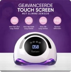 Rostem 120W LED Nageldroger Lamp - UV Lamp - Geschikt Voor Elke Nagel Gellak - 120W 12 Rostem 120W LED Nageldroger Lamp - UV Lamp - Geschikt Voor Elke Nagel Gellak - 120W -Cosmeticawinkel 1180x1200 6
