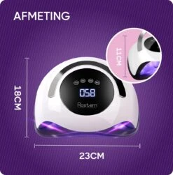 Rostem 120W LED Nageldroger Lamp - UV Lamp - Geschikt Voor Elke Nagel Gellak - 120W 16 Rostem 120W LED Nageldroger Lamp - UV Lamp - Geschikt Voor Elke Nagel Gellak - 120W -Cosmeticawinkel 1180x1200 9