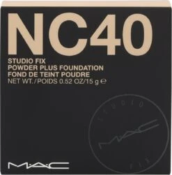 MAC Studio Fix Powder Plus Foundation - NC40 - 15 G - Poeder Foundation -Cosmeticawinkel 1181x1200