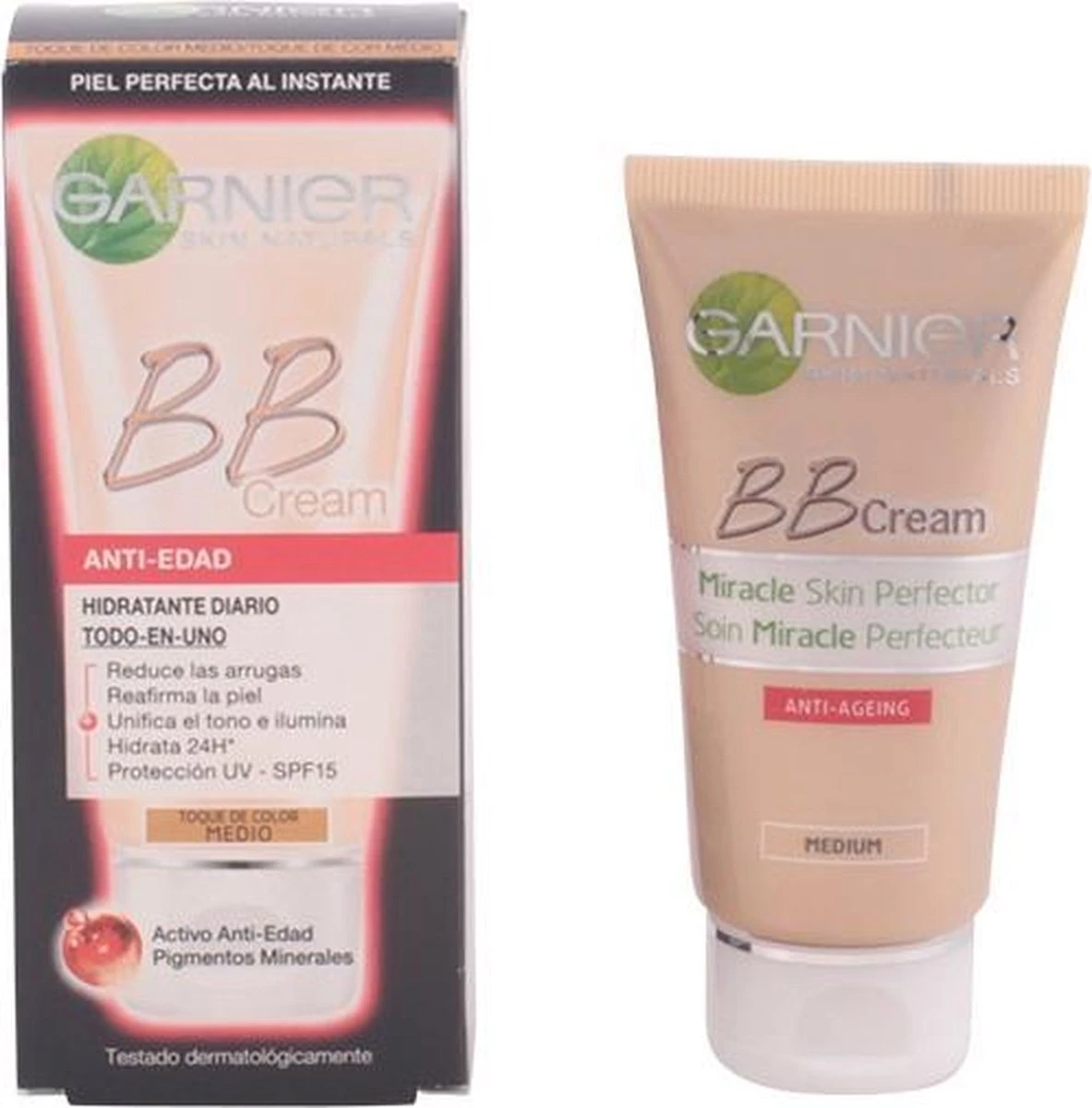 Garnier - SKIN NATURALS BB CREAM Anti-ageing Medium 50 Ml 3 Garnier - SKIN NATURALS BB CREAM Anti-ageing Medium 50 Ml - Afbeelding 3