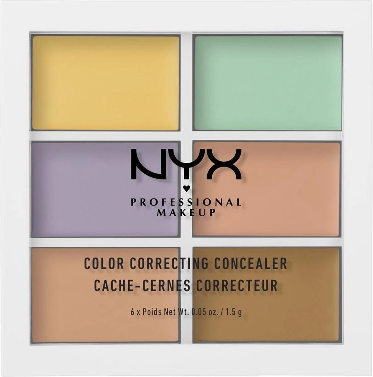 NYX Professional Makeup - 3C Palette - Color Correcting Concealer 1 NYX Professional Makeup - 3C Palette - Color Correcting Concealer