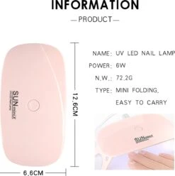 Elvi Polygel Starterskit -Complete Set Inc. USB UV/Led Mini Lamp-6x15g Polygel Kleuren Blauw - Nagelverlenging Polyacryl UV Nagellak-Quick Extension Temperature Color Changing Gel Blue Green -Cosmeticawinkel 1196x1200 9