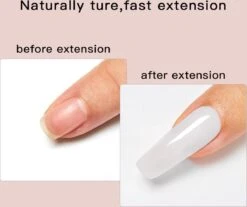 Elvi Polygel Starterskit -Complete Set Inc. USB UV/Led Mini Lamp-6x15g Polygel Kleuren Blauw - Nagelverlenging Polyacryl UV Nagellak-Quick Extension Temperature Color Changing Gel Blue Green -Cosmeticawinkel 1200x1007