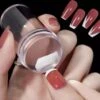 Nagelstempel Met Schraper - French Manicure Tip Stempel - Nagel Stempel Kussen - Siliconen