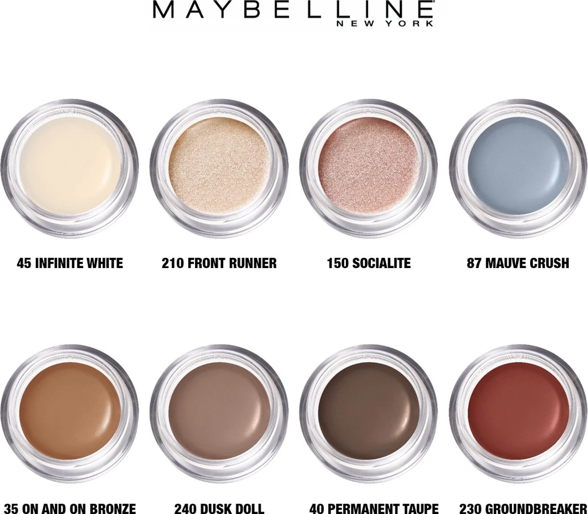 Maybelline Eye Studio Color Tattoo 24H Cream Oogschaduw - 240 Dusk Doll - Bruin 5 Maybelline Eye Studio Color Tattoo 24H Cream Oogschaduw - 240 Dusk Doll - Bruin - Afbeelding 5