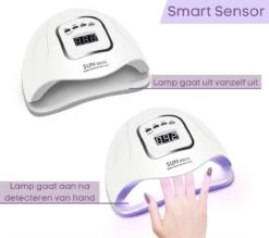 Merkloos Daniqqi - 80 Watt UV LED Lamp Nagels - 45 Leds Nagellamp - Wit 12 Merkloos Daniqqi - 80 Watt UV LED Lamp Nagels - 45 Leds Nagellamp - Wit -Cosmeticawinkel 1200x1062