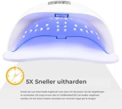 Adge - 54W LED Nageldroger Voor Gelnagels - Geschikt Voor ALLE Nagel Gellak - 36 LEDs - Met Timer -Cosmeticawinkel 1200x1078 3