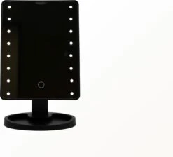 Draaibare Make-up Spiegel Met 16 Ingebouwde LED Lampjes - Zwart - Verlichting - Cosmetica - Draaibaar - Spiegel - LED - Make-up - Make-up Spiegel -Cosmeticawinkel 1200x1086 15