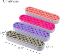 Make Up Organizer - Grijs - Make Up Holder - Kwasten Organizer - Make Up Houder - Nagellak/Lipstick Organizer - Lippenstift Houder - Siliconen -Cosmeticawinkel 1200x1094 10