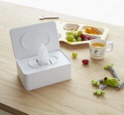 Yamazaki Bakje Voor Vochtige Doekjes - Wit - Met Deksel -Cosmeticawinkel 1200x1115 5