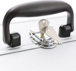 AREBOS Cosmetica Koffer - Beauty Case - Cosmetica Trolley - 15 L - Zilber 16 AREBOS Cosmetica Koffer - Beauty Case - Cosmetica Trolley - 15 L - Zilber -Cosmeticawinkel 1200x1116 5