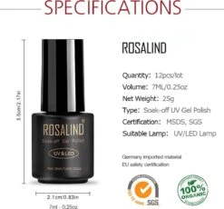 Merkloos Gel Polish Set 14P - Voor Manicure - 12 Stuks - Uv Kleuren, Kleurcode 12-11 - Gel Nagellak Semi Permanente Hybrid - Nail Art Gel Lak Set & Kits RATC12-11 10 Merkloos Gel Polish Set 14P - Voor Manicure - 12 Stuks - Uv Kleuren, Kleurcode 12-11 - Gel Nagellak Semi Permanente Hybrid - Nail Art Gel Lak Set & Kits RATC12-11 -Cosmeticawinkel 1200x1118 3