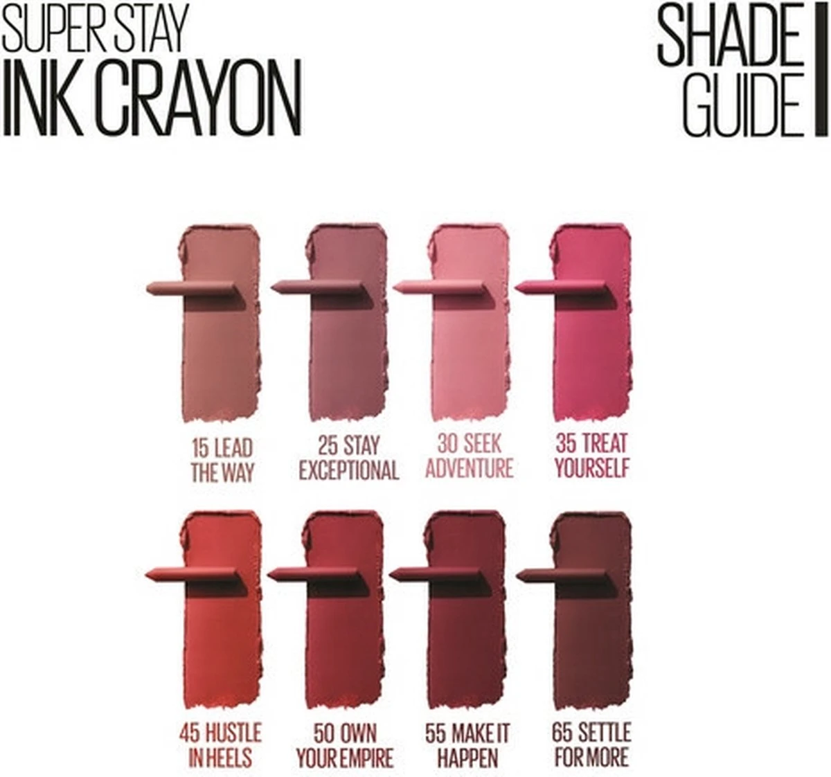 Maybelline SuperStay Ink Crayon Matte Lippenstift - 15 Lead The Way 4 Maybelline SuperStay Ink Crayon Matte Lippenstift - 15 Lead The Way - Afbeelding 4