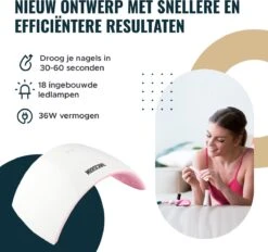 MOOSCARE 36 Watt LED Lamp Voor Gellak Nagels – Nageldroger – Gellak Lamp - UV Lamp Gelnagels - Nail Art Nagellamp - Gel Nagellak Nageldroger 10 MOOSCARE 36 Watt LED Lamp Voor Gellak Nagels – Nageldroger – Gellak Lamp - UV Lamp Gelnagels - Nail Art Nagellamp - Gel Nagellak Nageldroger -Cosmeticawinkel 1200x1129 5