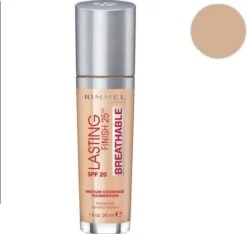 Rimmel London Rimmel Lasting Finish Breathable Foundation - 100 Ivory 23 Rimmel London Rimmel Lasting Finish Breathable Foundation - 100 Ivory -Cosmeticawinkel 1200x1138
