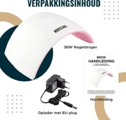 MOOSCARE 36 Watt LED Lamp Voor Gellak Nagels – Nageldroger – Gellak Lamp - UV Lamp Gelnagels - Nail Art Nagellamp - Gel Nagellak Nageldroger 15 MOOSCARE 36 Watt LED Lamp Voor Gellak Nagels – Nageldroger – Gellak Lamp - UV Lamp Gelnagels - Nail Art Nagellamp - Gel Nagellak Nageldroger -Cosmeticawinkel 1200x1145 1