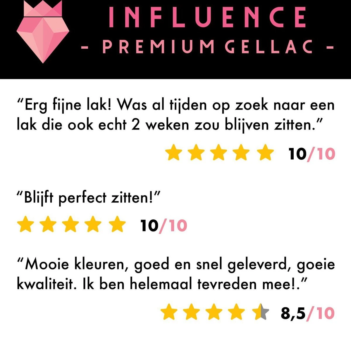 Merkloos Influence Premium Gellac Startersset #ESSENTIALSERIE - Primer - Basecoat - Topcoat 3 Merkloos Influence Premium Gellac Startersset #ESSENTIALSERIE - Primer - Basecoat - Topcoat - Afbeelding 3