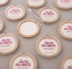 Rimmel London Insta Fix & Matte Make-uppoeder - 01 Clear 33 Rimmel London Insta Fix & Matte Make-uppoeder - 01 Clear -Cosmeticawinkel 1200x1152