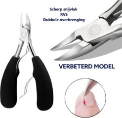 Medies - Nageltang Voor Teennagels | Nagelknipper Teennagels | Ingegroeide Teennagel | Kalknagels | Harde Teennagels | Nagelschaar | Nagelknipper - Voor Rechts- En Linkshandig