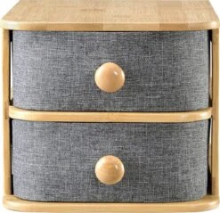 Bureau Organizer Arsivik Met 2 Lades Bamboe 15,5x18x23 Cm -Cosmeticawinkel 1200x1161 11