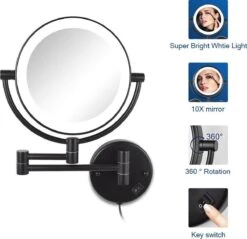 SaniDreams Thora - Make-up Spiegel-rond-zwart-10x Vergroot -Cosmeticawinkel 1200x1163 5