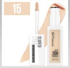 Maybelline SuperStay 30H Active Wear Concealer - 15 Light -Cosmeticawinkel 1200x1168