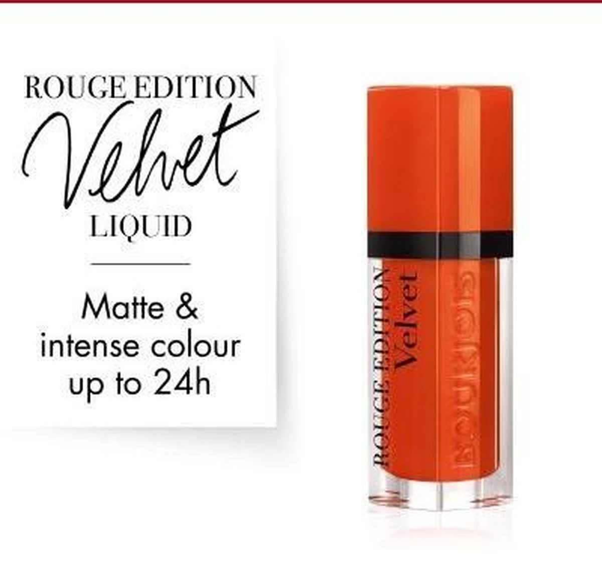 Bourjois Rouge Edition Velvet Matte Lippenstift - 30 Oranginal 2 Bourjois Rouge Edition Velvet Matte Lippenstift - 30 Oranginal - Afbeelding 2