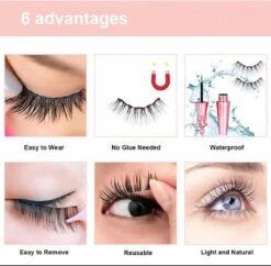 Nepwimers Zonder Lijm | Magnetische Wimpers | Eyeliners | Diamond Wimpers | Pincet | Wimperset | Model Diamond | Fake Lashes | M5 Lashes Diamond Set | Herbruikbare Wimpers | 3D Wimpers | Kit | Waterbestendig | Natuurlijke Wimpers | Waterproof -Cosmeticawinkel 1200x1175 2