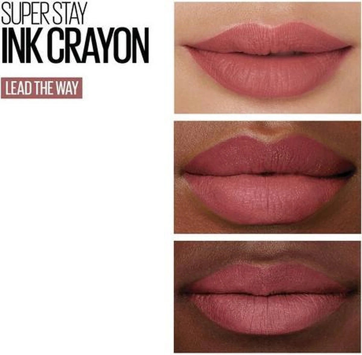 Maybelline SuperStay Ink Crayon Matte Lippenstift - 15 Lead The Way 3 Maybelline SuperStay Ink Crayon Matte Lippenstift - 15 Lead The Way - Afbeelding 3