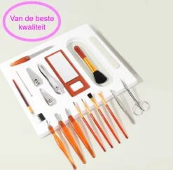 Manicure Set - 18 Stuk(s) - Make Up Set - Nagelschaar - Nagelvijl - Brush - Kerstcadeau 10 Manicure Set - 18 Stuk(s) - Make Up Set - Nagelschaar - Nagelvijl - Brush - Kerstcadeau -Cosmeticawinkel 1200x1177 7