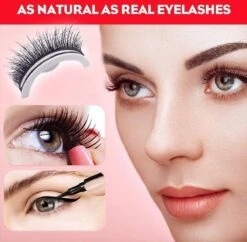 Nep Wimpers | Wimpers Zonder Lijm - Wasbaar- Waterbestendig - Windbestendig - Herbruikbaar - Extra Herbruikbare Plakrand-In Een Flits Mooi |||| -Cosmeticawinkel 1200x1178 1