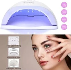 Merkloos Professionele UV Nagellamp Voor Gel Nagellak - Sun X5 Plus 80W 36 Leds - Geschikt Gellak - Gel Nagellak Droger -Cosmeticawinkel 1200x1183 5