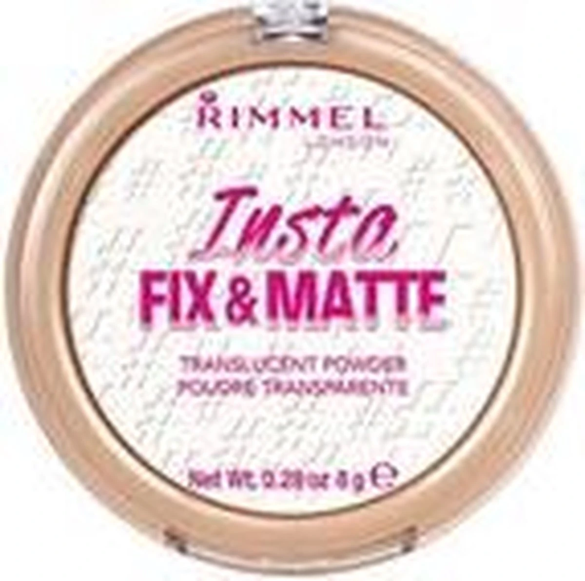 Rimmel London Insta Fix & Matte Make-uppoeder - 01 Clear 20 Rimmel London Insta Fix & Matte Make-uppoeder - 01 Clear - Afbeelding 20