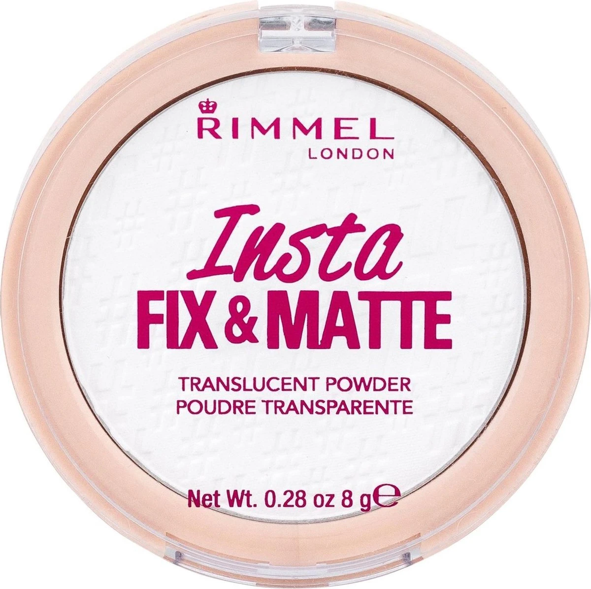 Rimmel London Insta Fix & Matte Make-uppoeder - 01 Clear 1 Rimmel London Insta Fix & Matte Make-uppoeder - 01 Clear