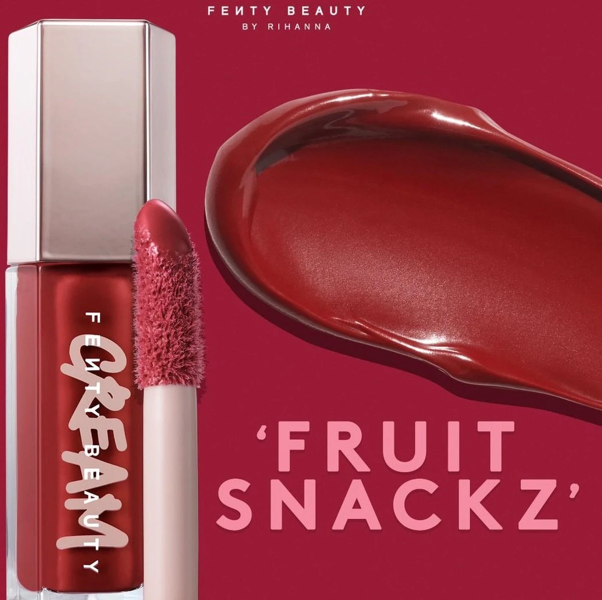 FENTY BEAUTY Bomb Cream Intense Color Lip Lacquer | Fruit Snackz 05 2 FENTY BEAUTY Bomb Cream Intense Color Lip Lacquer | Fruit Snackz 05 - Afbeelding 2